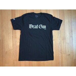 ROGUE Dead Guy Graphic T Shirt Black Skeleton Print Cotton Blend Large